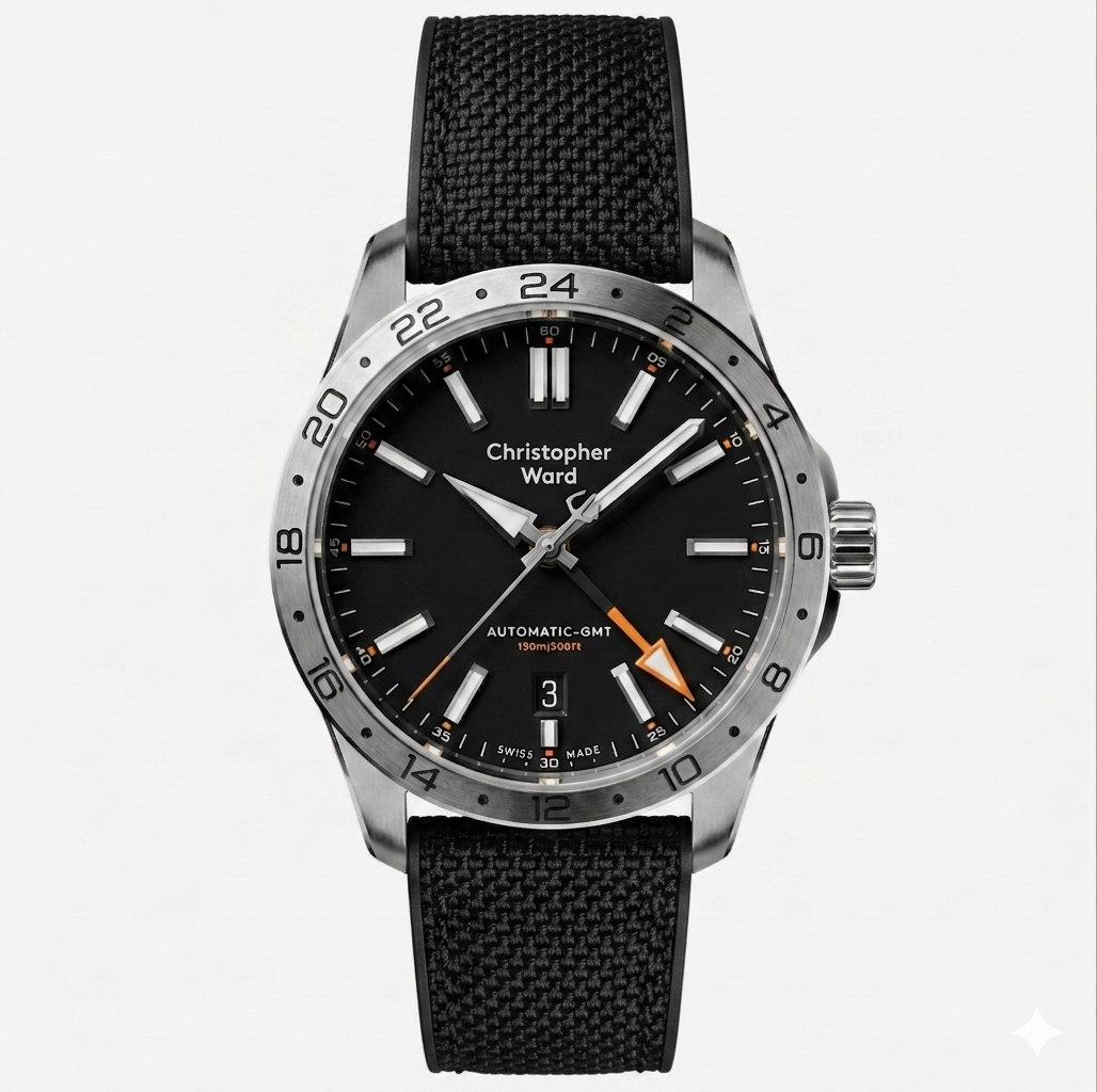 Christopher Ward C63 Sealander GMT - Negro