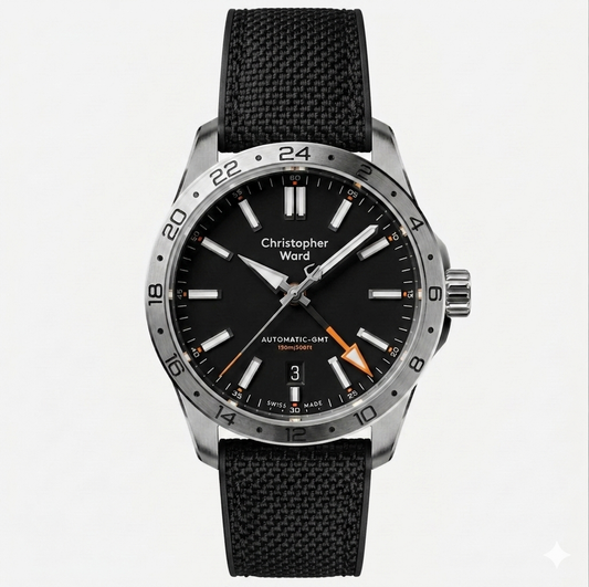 Christopher Ward C63 Sealander GMT - Negro